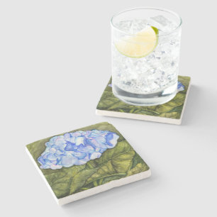 Blåttvanlig hortensia stenunderlägg