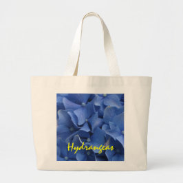 Blåttvanlig hortensia Totebag Jumbo Tygkasse