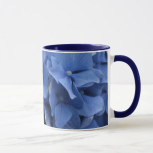 Blåttvanlig hortensiamugg mugg