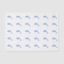 Blåttvattenfärgdelfiner