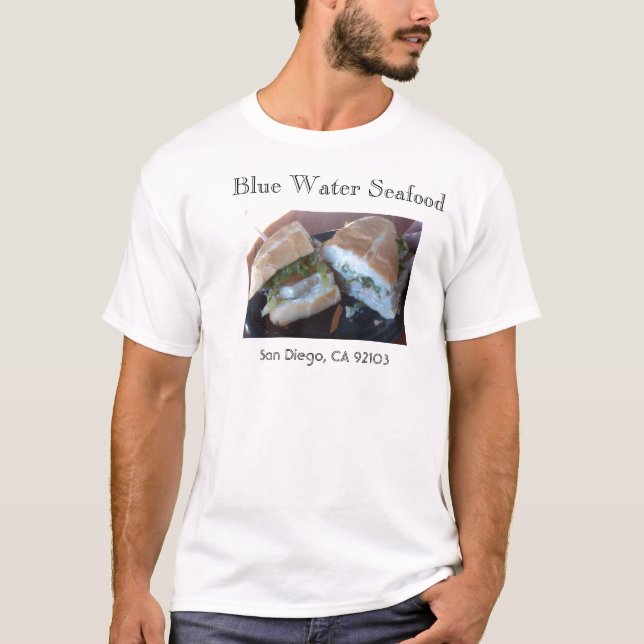 Blåttvattenskaldjur Tee Shirt (Framsida)