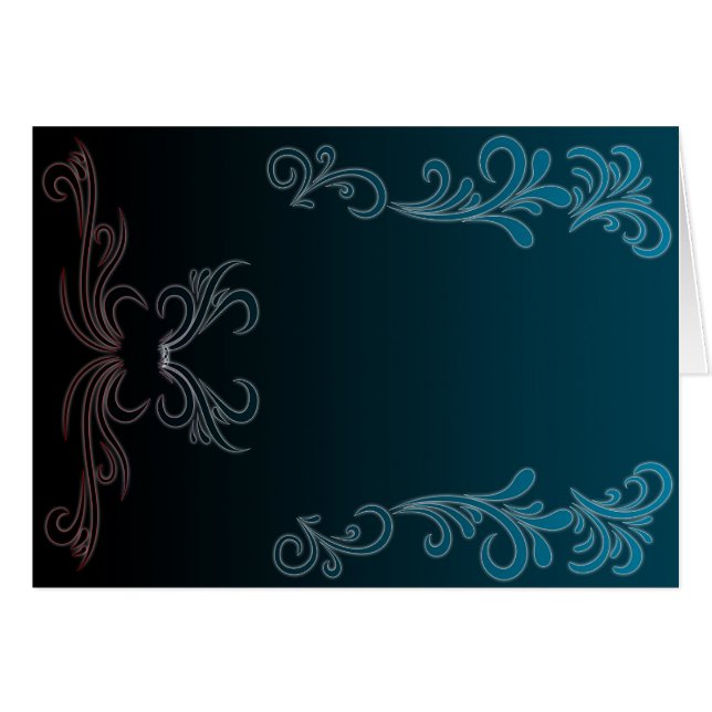 BlåttVines (landskap), Hälsningskort (Framsidan Horizontal)