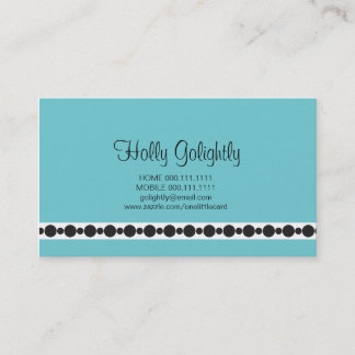 Blåttvisitkort Visitkort