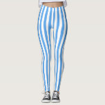 Blåttvit färgar den moderna eleganta mallen leggings<br><div class="desc">Blåttvit färgar modern elegant malldamasker.</div>