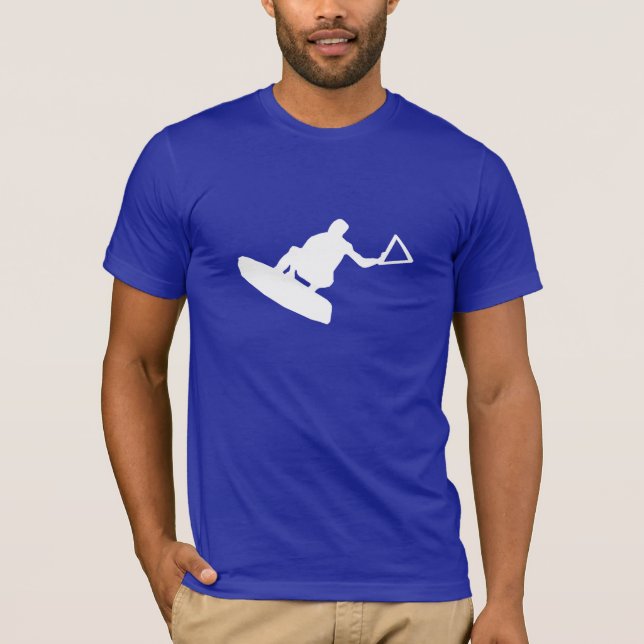 BlåttWakeboarder T Shirt (Framsida)