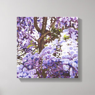 Blåttwisteria 2011 canvastryck