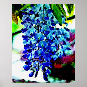 BlåttWisteria Poster