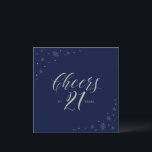 Blåtuggorm i silver 21:a födelsedagen Party Inbjudningar<br><div class="desc">Låt oss fira din speciella dag med den här snyggten 21:a födelsedagsinbjudan. Den här designen har typografi och grafik i chic silver på mörkens marinblå bakgrund. Du kan anpassa texten och bakgrunden till färg. Matchningsinbjudningar och party-tillbehör finns på min butik BaraBomDesign.</div>