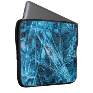 Blåturkos Abstrakt Ice Art Laptop Fodral