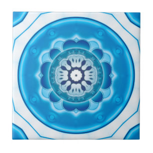Blåturkos Geometric Bathroom Tile Kakelplatta