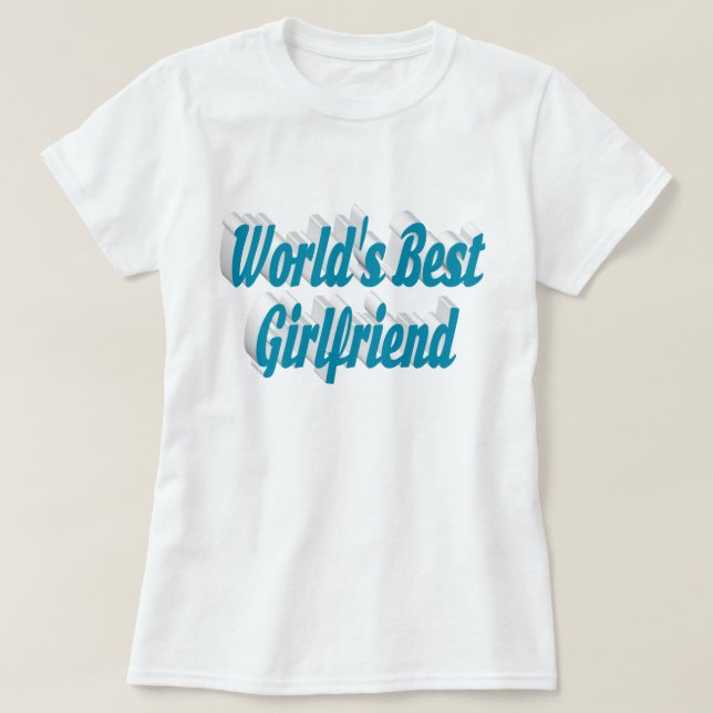 Blåtypografi av Girlkompis himlar T Shirt (Design framsida)
