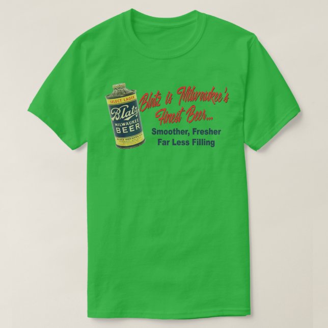 Blatz Beer Design T Shirt (Design framsida)