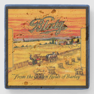 Blatz Beer Label Tile Stenunderlägg