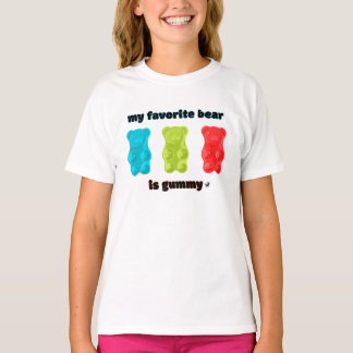 Blau, grüne und rote Gummibärchen Abbildung T Shirt