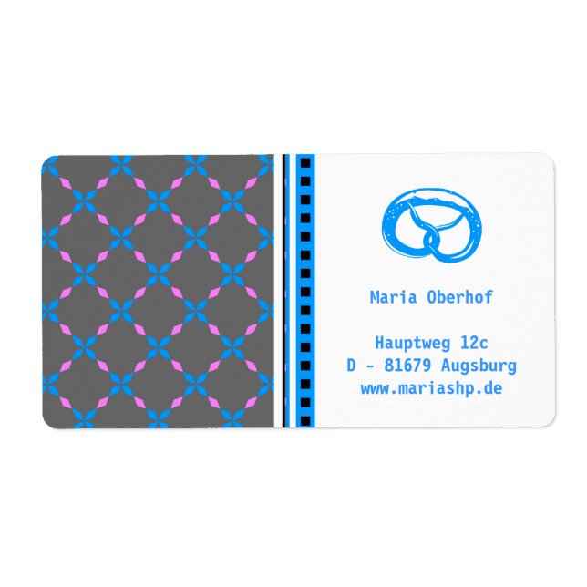 Blau rosa Bayrisch Fraktsedel (Framsidan)