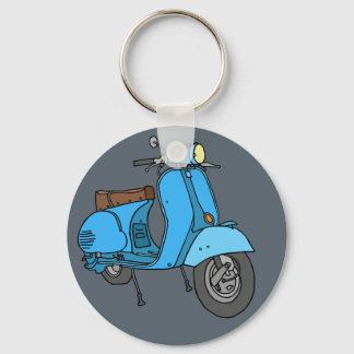 Blauer Motorroll (Vespa) Nyckelring