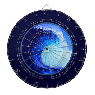 Blåvåg i coola surfa stil darttavla