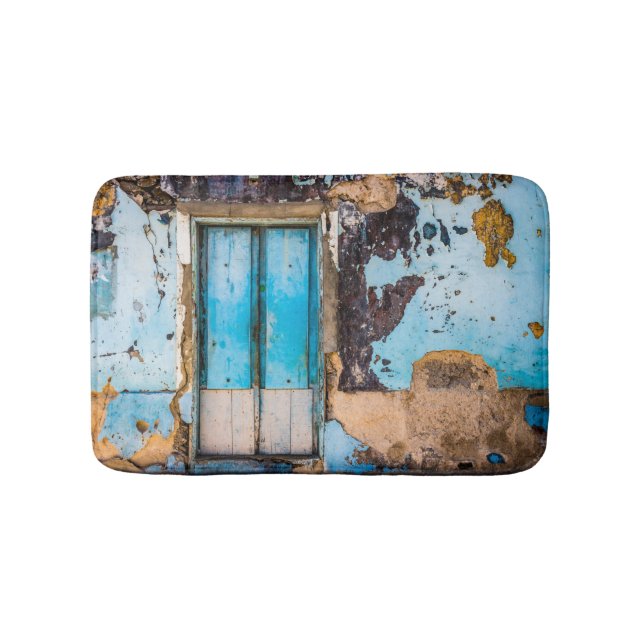 Blåvägg och dörr badrumsmatta (Framsidan)