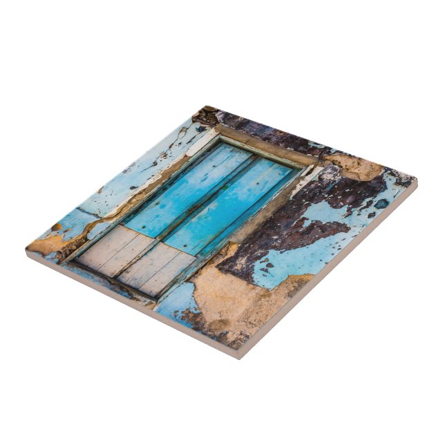 Blåvägg och dörr kakelplatta (Sidan)