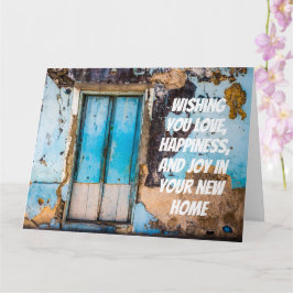 Blåvägg och nytt kort för grattisar i hemmet