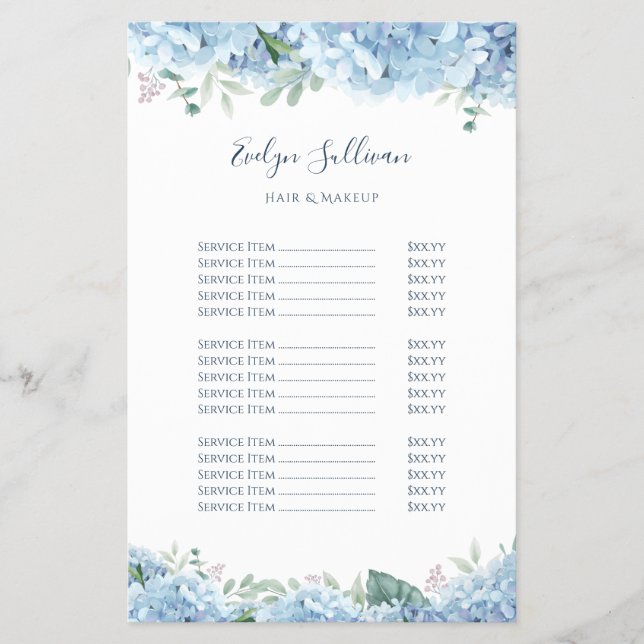 Blåväghaj, pris listflygare flygblad (Framsidan)