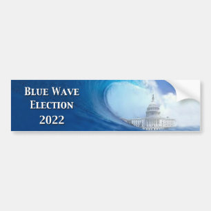 Blåvågsval 2022 Bumper Sticker Bildekal