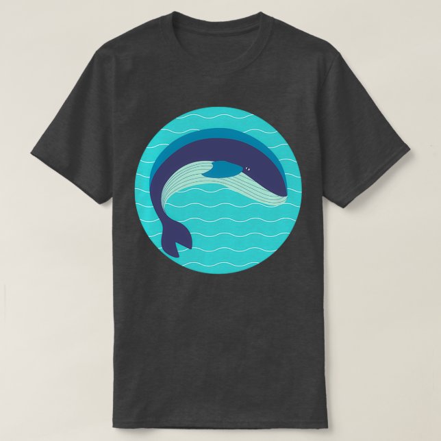Blåval 3 3 t shirt (Design framsida)