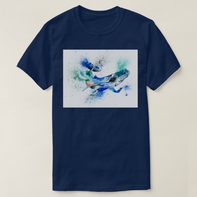 Blåval 85 1 t shirt (Design framsida)