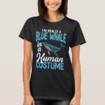 Blåval i humankostum funny t shirt<br><div class="desc">Blåval i humankostum funny</div>