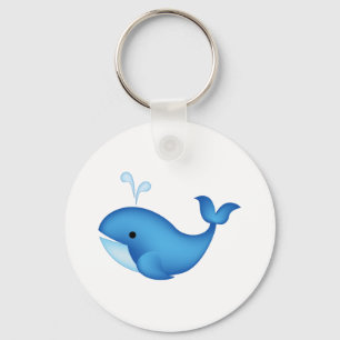 Blåval Nyckelring