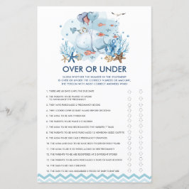 Blåval över eller under spel