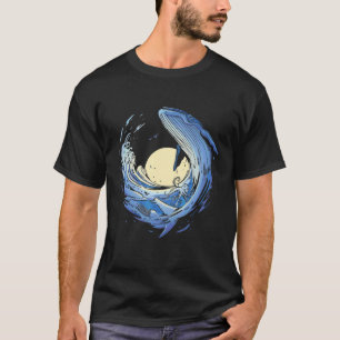 Blåval puckelrygg Havs Djur Hav Ocean T Shirt