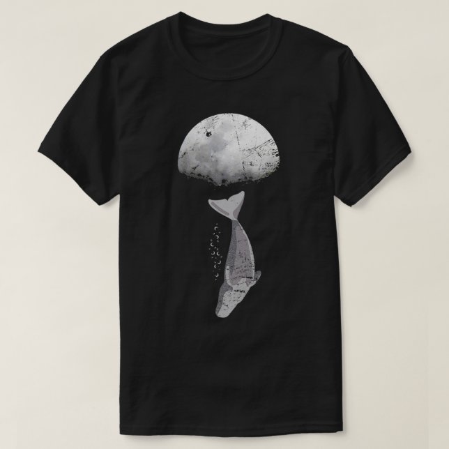 Blåval Sperm Sea däggdjur T Shirt (Design framsida)