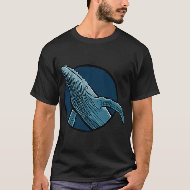 Blåval T Shirt (Framsida)