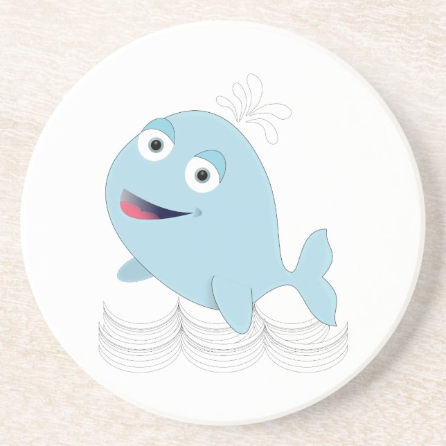 Blåval Underlägg Sandsten (Framsidan)