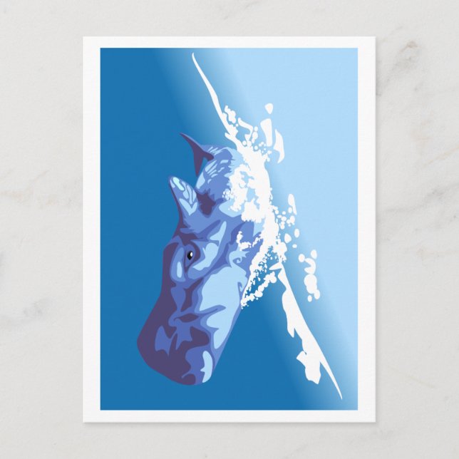 Blåval Vykort (Framsida)