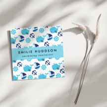 Blåvalar, Simma instruktör, simmande coach