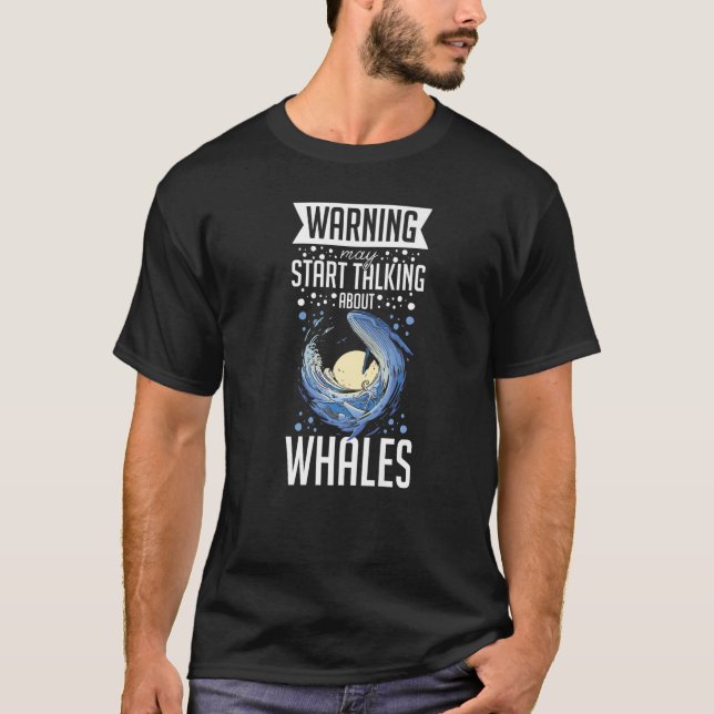 Blåvalens stjärt puckelval citat höger Anima T Shirt (Framsida)