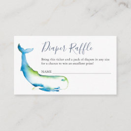 Blåvalsfack med dykande raffelring tilläggskort