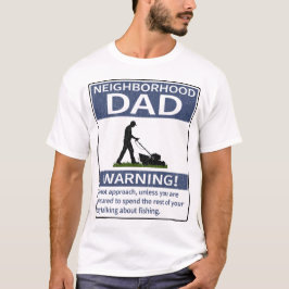 Blåvarning för grannskapet Pappa T Shirt