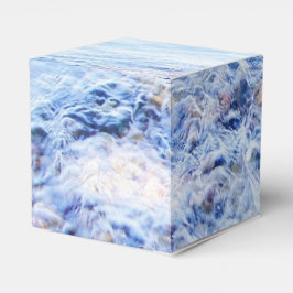 Blåväv i vatten presentaskar