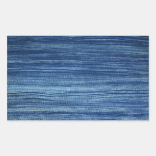 Blåvävsminnen och modell struktur rektangulärt klistermärke