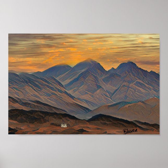 Blaven, Isle of Skye, Skottland Poster (Framsidan)