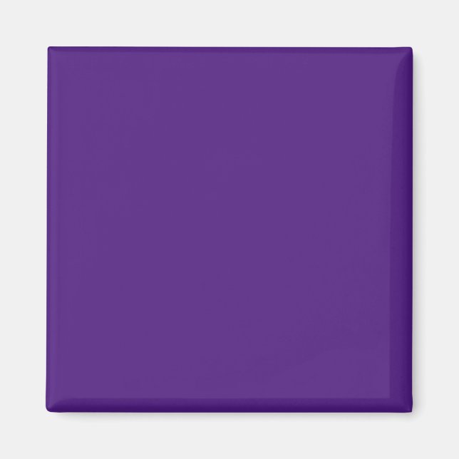Blåviolett (färg-hjul) (fast färg) magnet (Framsidan)