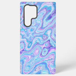 Blåviolett lavender-färgstark Abstrakt, markörtext