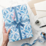 Blåvit Batik-Blommigt, Möhippa Presentpapper<br><div class="desc">Blåvit Batik-Blommigt,  Möhippa</div>