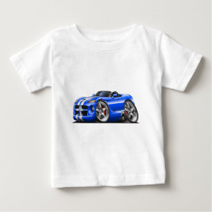 Blåvit bil för finthuggormRoadster T Shirt
