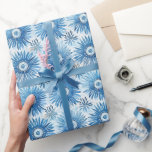 Blåvit Blommigt, Möhippa Presentpapper<br><div class="desc">Blåvit Blommigt,  Möhippa</div>