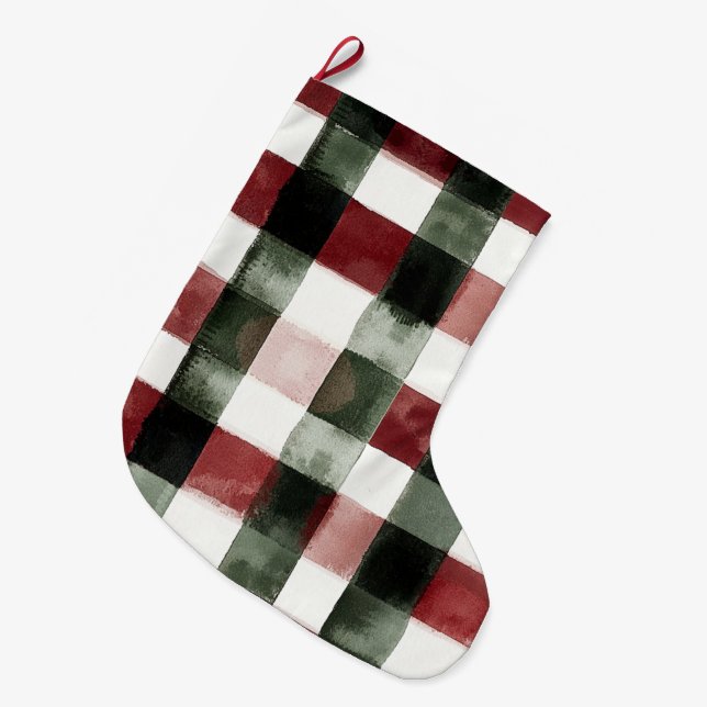 Blåvit Chic, Blommigt Stor Julstrumpa (Framsidan (Hängande))