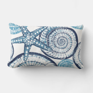 Blåvit marulk Lumbar Pillow Lumbarkudde